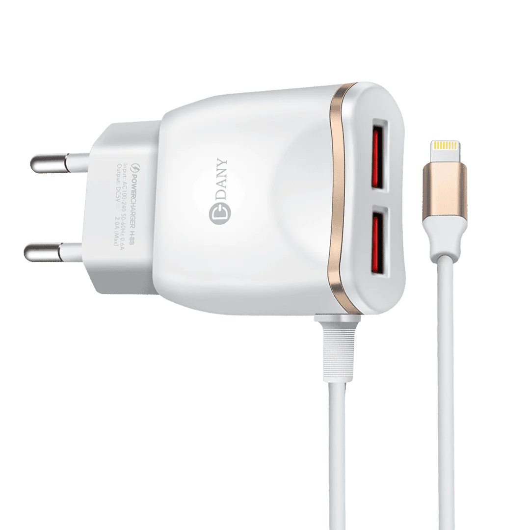 Dany H-88 i-Phone 2.0 AMP Fast Charger Dany H-88 i-Phone 2.0 AMP Fast Charger